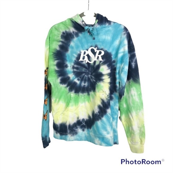 BSR by Samii Ryan tie-dye Growth Comes from Within pull over hoodie size M - Picture 2 of 8